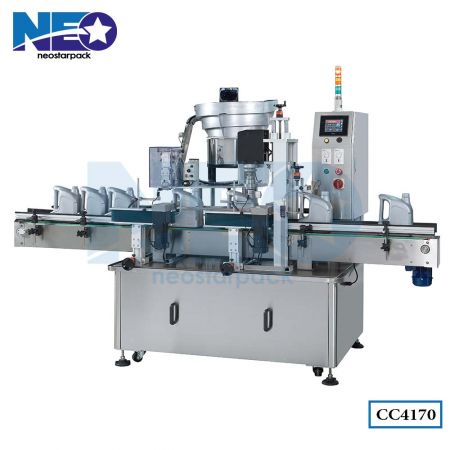 Automatic Capper - bottle caps feeder and capper,auto capping machine
